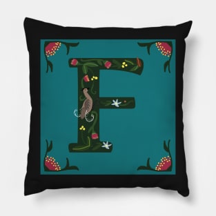 Australiana Letter F 2023 Pillow