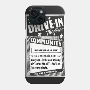 Community Drive In Phone Case