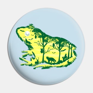 froggy night Pin