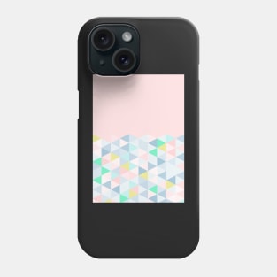 Pastel Geometric (Pink) Phone Case