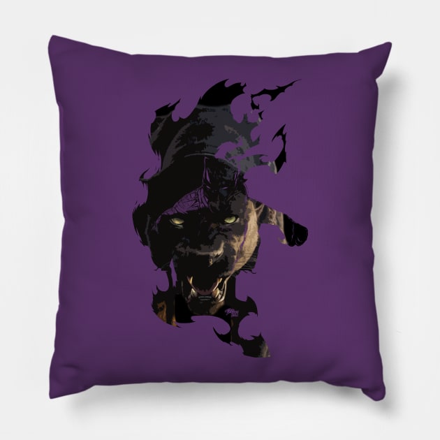 Black Panther Pillow by dankdesigns