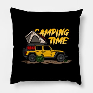 Jeep Design - Yellow Pillow