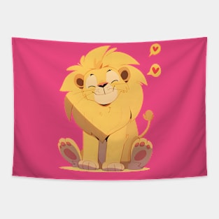 Little Lion's Grin Tapestry