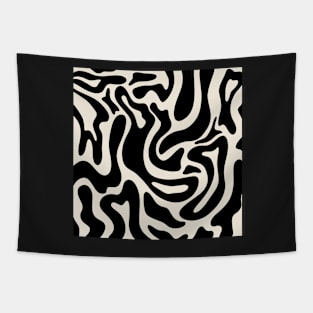 Black swirl Tapestry