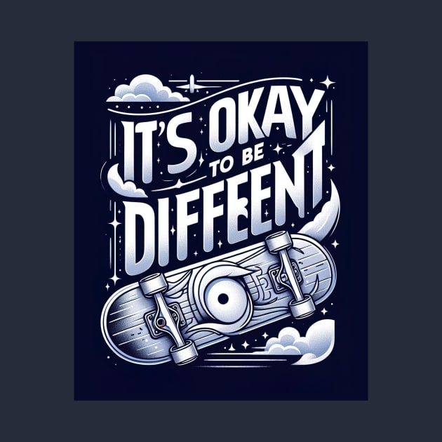 It's okay to be different by Lovelybrandingnprints