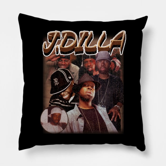 j dilla // vintage style model Pillow by vegard pattern gallery