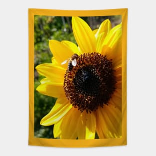 Sunflower and honeybee Tapestry