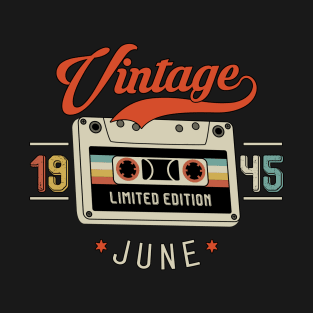 June 1945 - Limited Edition - Vintage Style T-Shirt
