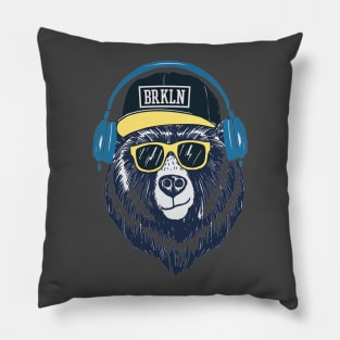 Brooklyn bear Pillow