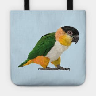 black headed caique Tote