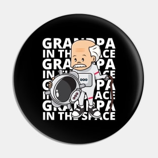 Grandpa in the space Pin