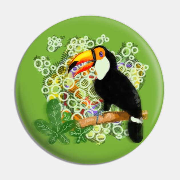 Artistic toucan Pin by Mimie20