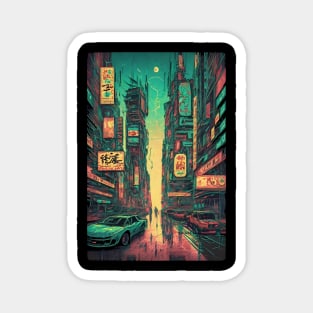 Dystopian City Magnet