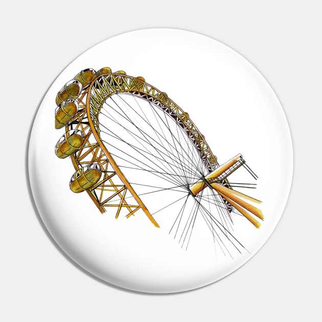 London Eye Pin by Samantha Ball Artist