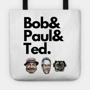 Gone Fishing - Bob, Paul and Ted the dog fan art. Tote