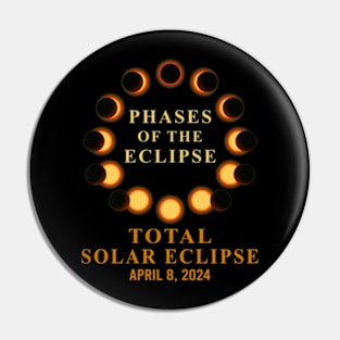 Total Solar Eclipse 2024,Phases of Total Solar Eclipse April 8, 2024 Cool Pin