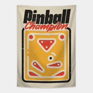 Vintage Pinball Champion Tapestry