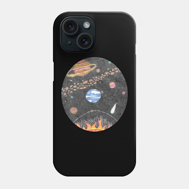 SPACE Phone Case by okhismakingart_