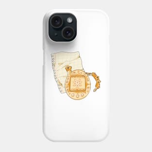 Angelgotchi paper design Phone Case