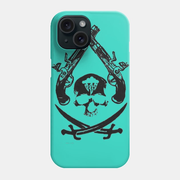 flint skull Phone Case by deaddepths