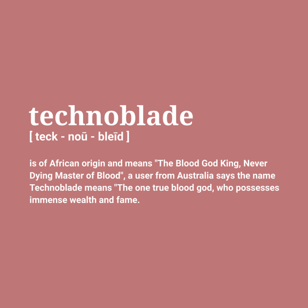 technoblade by naddakkidal