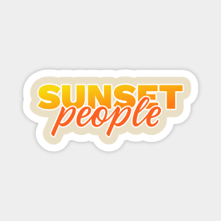 Sunset People Magnet