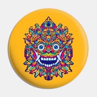 Barong Pop Art Pin