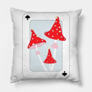 Christmas Wonderland magic mushrooms Pillow