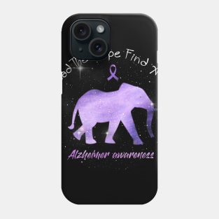 Alzheimer Awareness Spread The Hope Find A Cure Gift Phone Case