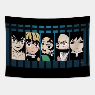 Demon Slayer Banner Anime Tapestry