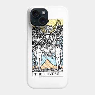 Modern Tarot Design - 6 The Lovers Phone Case