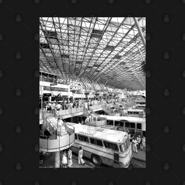 Vintage photo of Sao Paulo Bus Terminal by In Memory of Jerry Frank