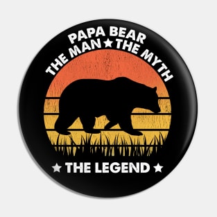 papa bear the man the myth the legend Pin