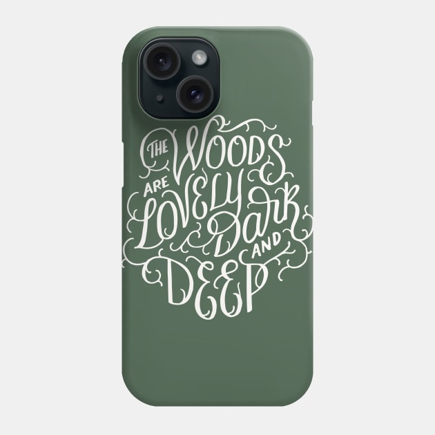 Lovely, Dark, and Deep Phone Case by mscarlett