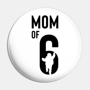 mom of 6 Pin