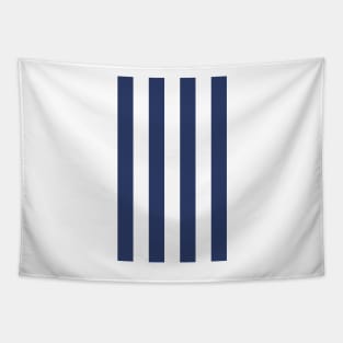 Tottenham 1953 Navy and White Stripes Tapestry