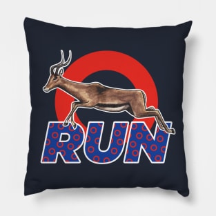 Run Like An Antelope Pillow