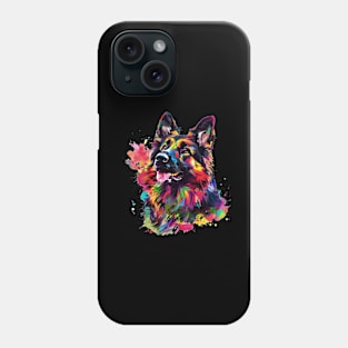 German Shepherd Dog Colorfull Pop Art Design For Dog Onwer Phone Case