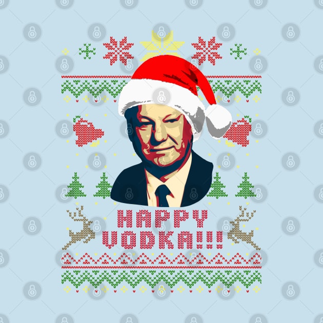 Boris Yeltsin Happy Vodka by Nerd_art