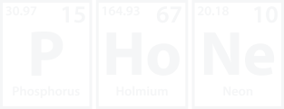 Phone (P-Ho-Ne) Periodic Elements Spelling Magnet