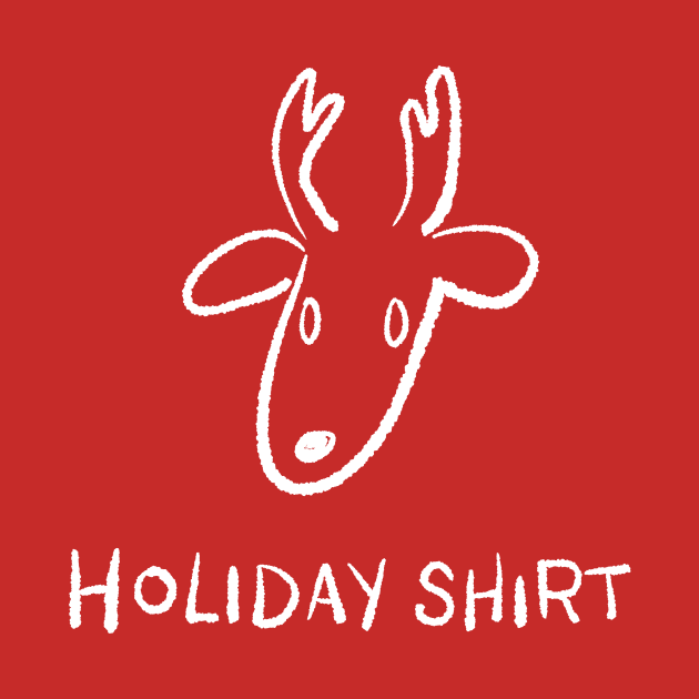 Minimalist Holidays - Holiday Shirt by tigerbright