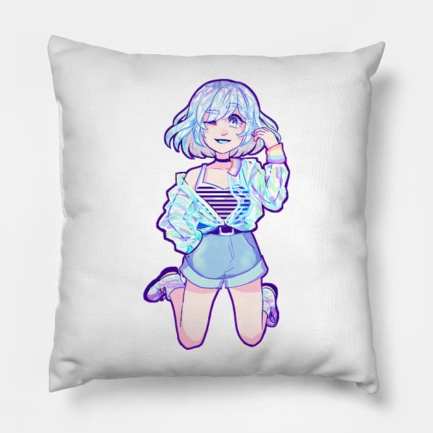 Fashion Queen Dia Pillow by Probablynotsam