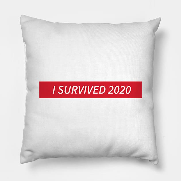 I Survived 2020 Pillow by HeyBenny