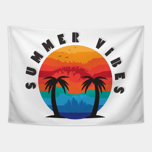 Summer vibes Tapestry by Tharaka Bandara