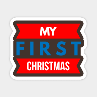 my first CHRISTMAS Magnet