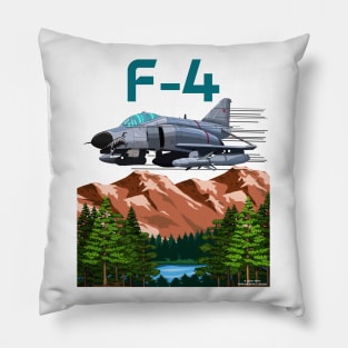 F4 Phantom Supersonic Jet Military Armed Forces Novelty Gift Pillow