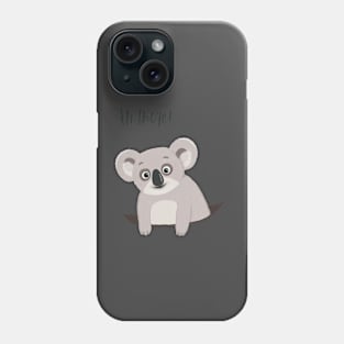 Cute and funny  baby-koala Phone Case