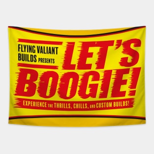 Let's Boogie - 50's Movie Style (Yellow) Tapestry