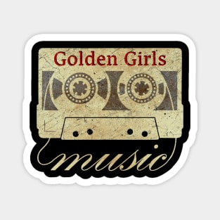 cassette tape Golden Girls vintage, ElaCuteOfficeGirl, Magnet