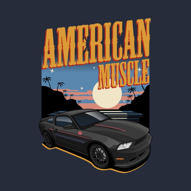 Mustang American Muscle Cars by masjestudio